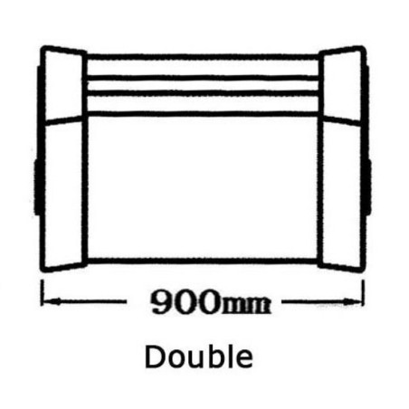 
Siège double Reverso avec dossier pivotant 
