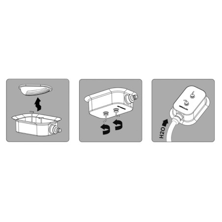 
Système universel lavage pour moteurs inbord 
