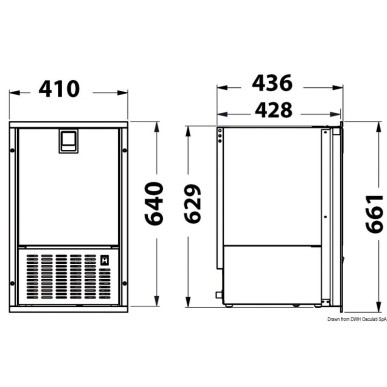 Machine glaçon ISOTHERM White Ice Inox 230 V | EAN 8033137154966 Ref 50.840.04