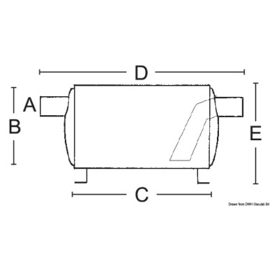 Silencieux d'échappement Ø 100 mm | EAN 8033137217050 Ref 51.390.13