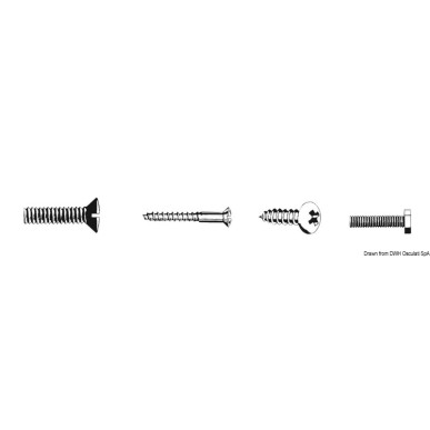 Ecrou hexagonal indésserable 12 AISI 316 316.982/12| EAN 8033137182303 Ref A4-982-12