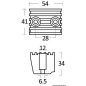 
Anode pied aluminium Volvo DPX 
