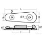 
Anode oval type Vetus 1000 g 
