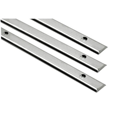Profilé demi-rond inox AISI 316 poli miroir| EAN 8033137142390 Ref 44.479.10