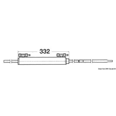 Piston hydraulique moteurs intra-hors-bord| EAN 8033137144950 Ref 45.286.01