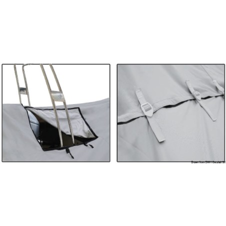 
Bâche couture p.canots pneumatiques 720/750 cm 
