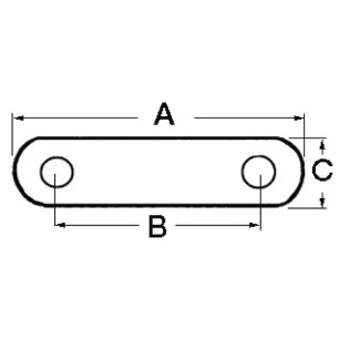 
Coinceur AISI316 55 x 27 x 17 mm 
