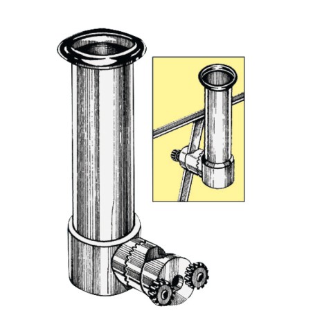 Pommeau inox p. adapter 41.167.00 aux 30-mm | EAN 8033137052811 Ref 41.167.01