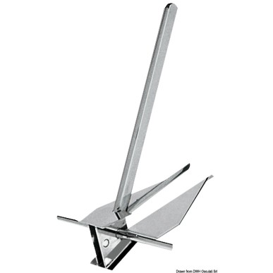 Ancre Danforth inox 22 kg | EAN 8033137065637 Ref 01.146.20