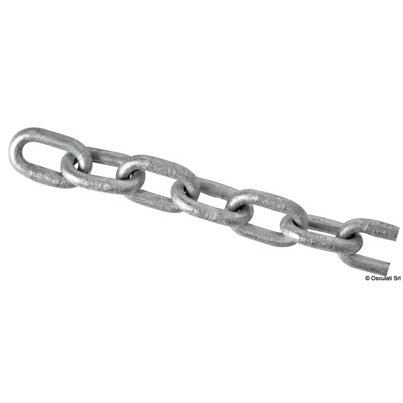 
Chaîne galvanisée  maille liège 12 mm x 50 m 
