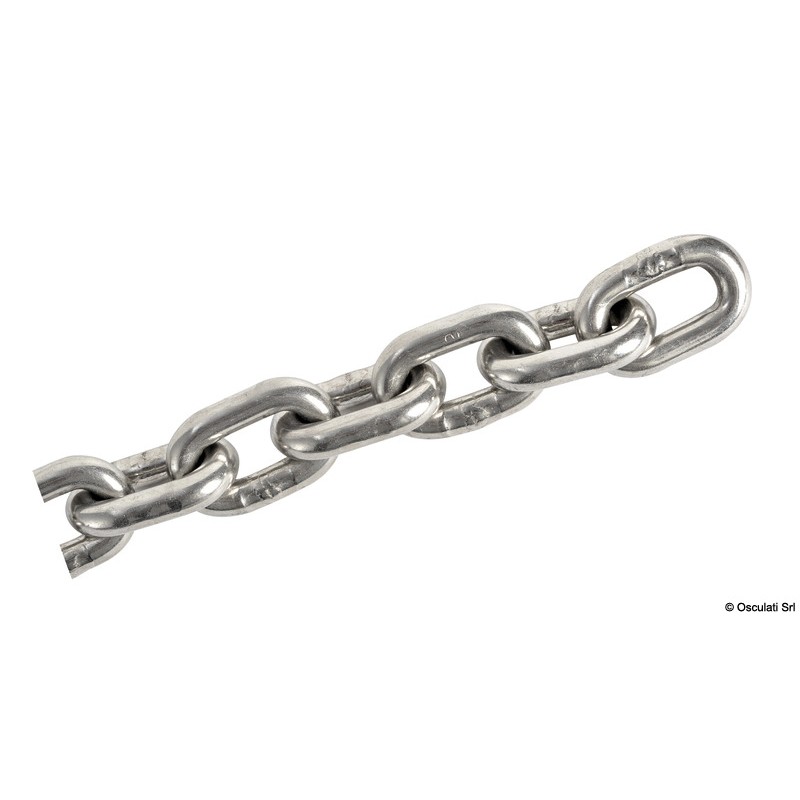 
Chaîne inox calibrée 12 mm x 75 m 
