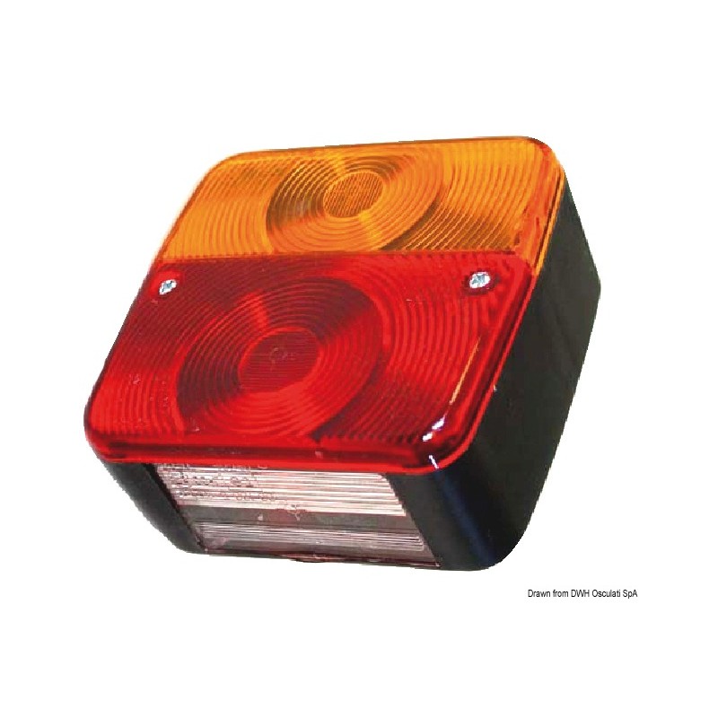 
Feu arrière G 4 fonctions 2 ampoules 
