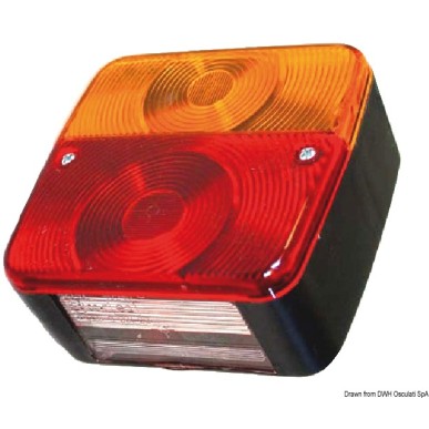 Feu arrière G 4 fonctions 2 ampoules | EAN 8033137068058 Ref 02.021.06