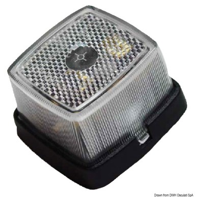 Feu d'encombrement blanc | EAN 8033137068218 Ref 02.022.03