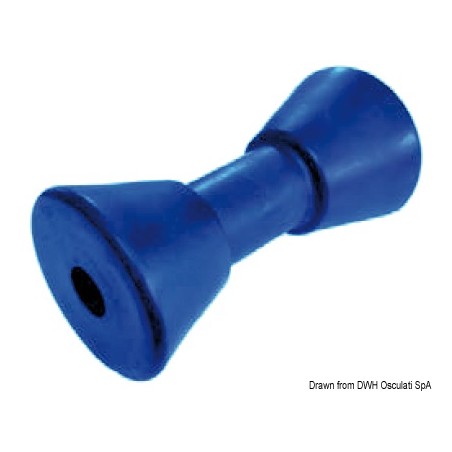 Roue centrale bleu 190 mm Ø trou 21 mm | EAN 8033137068713 Ref 02.029.25