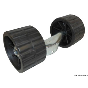 Etrier roues latérales basculantes noires | EAN 8033137069260 Ref 02.031.51