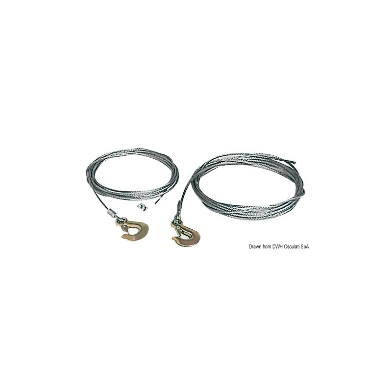 
Câble pour treuil 6 mm x 7,5 m 
