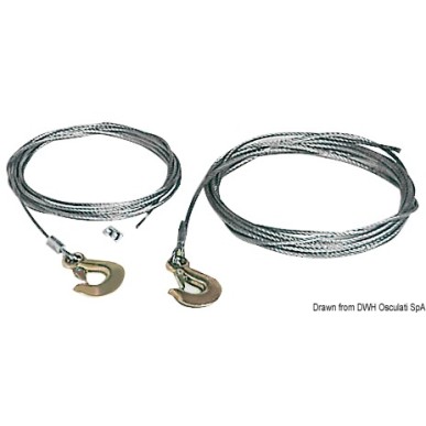 Câble treuil 6 mm x 7,5 m | EAN 8033137070167 Ref 02.091.03