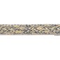 
Double tresse Kevlar et polyester jaune-rouge 12 mm 

