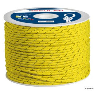 Tresse polypropylène couleurs vives jaune 5 mm | EAN 8033137075308 Ref 06.420.05GI