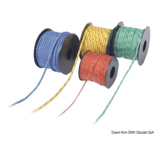 Bobine de tresse bleue polypropylène 2 mm x 30 m | EAN 8033137059018 Ref 06.423.02BL