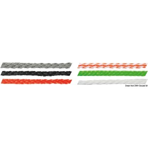 Tresse lévilène orange 8 mm  Ref 06.445.08AR