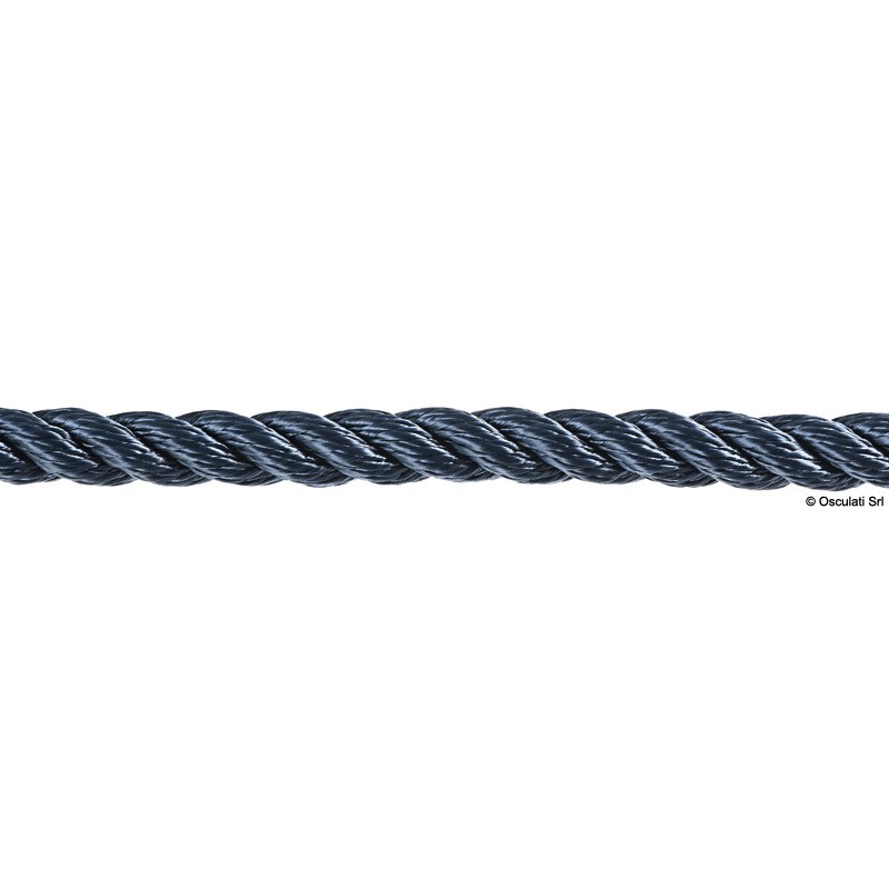 
Bout 3 torons bleu 20 mm 
