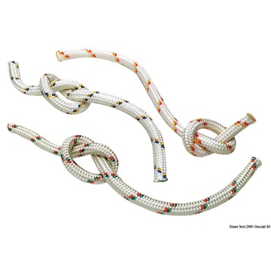 Double tresse vert/rouge 10 mm  Ref 06.456.10