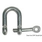 
Manille en U  axe imperdable AISI 316 6 mm 
