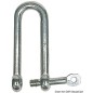 
Manille mod. long  axe imperdable AISI 316 6 mm 
