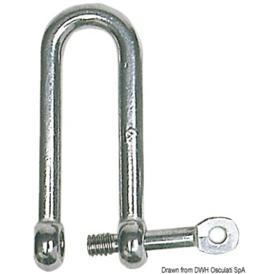 Manilles "long" axe imperdable| EAN 8033137080081 Ref 08.222.08
