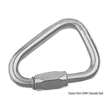 Mousquetons Delta + ouverture vis| EAN 8033137080821 Ref 08.875.04