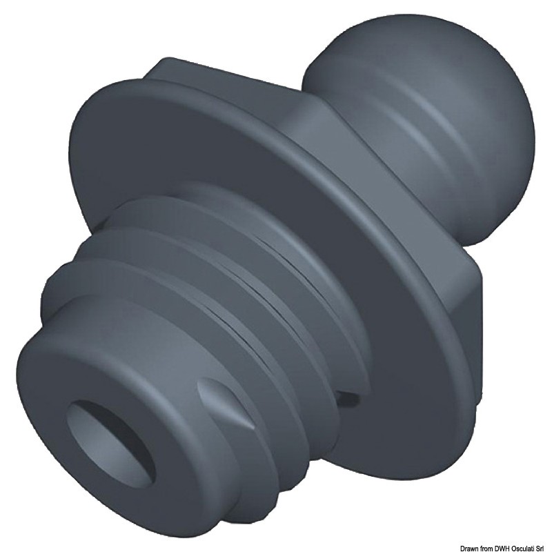 
Pivot fileté court boule standard Delahousse Quick-Fit 
