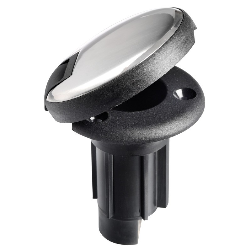 
Base nylon+AISI316 base encastrer 3 contacts noir 
