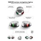 
Feu navigation LED NEMO 112,5°+112,5° bicolore montage horizontal
