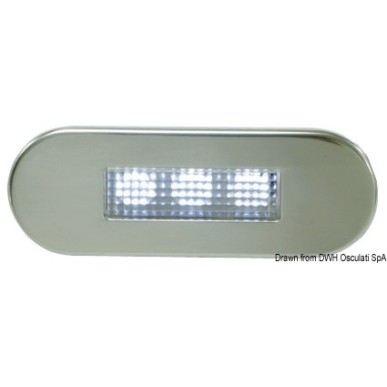 Lumière de courtoisie LED encastrer - éclairage frontal| EAN 8033137000645 Ref 13.180.01